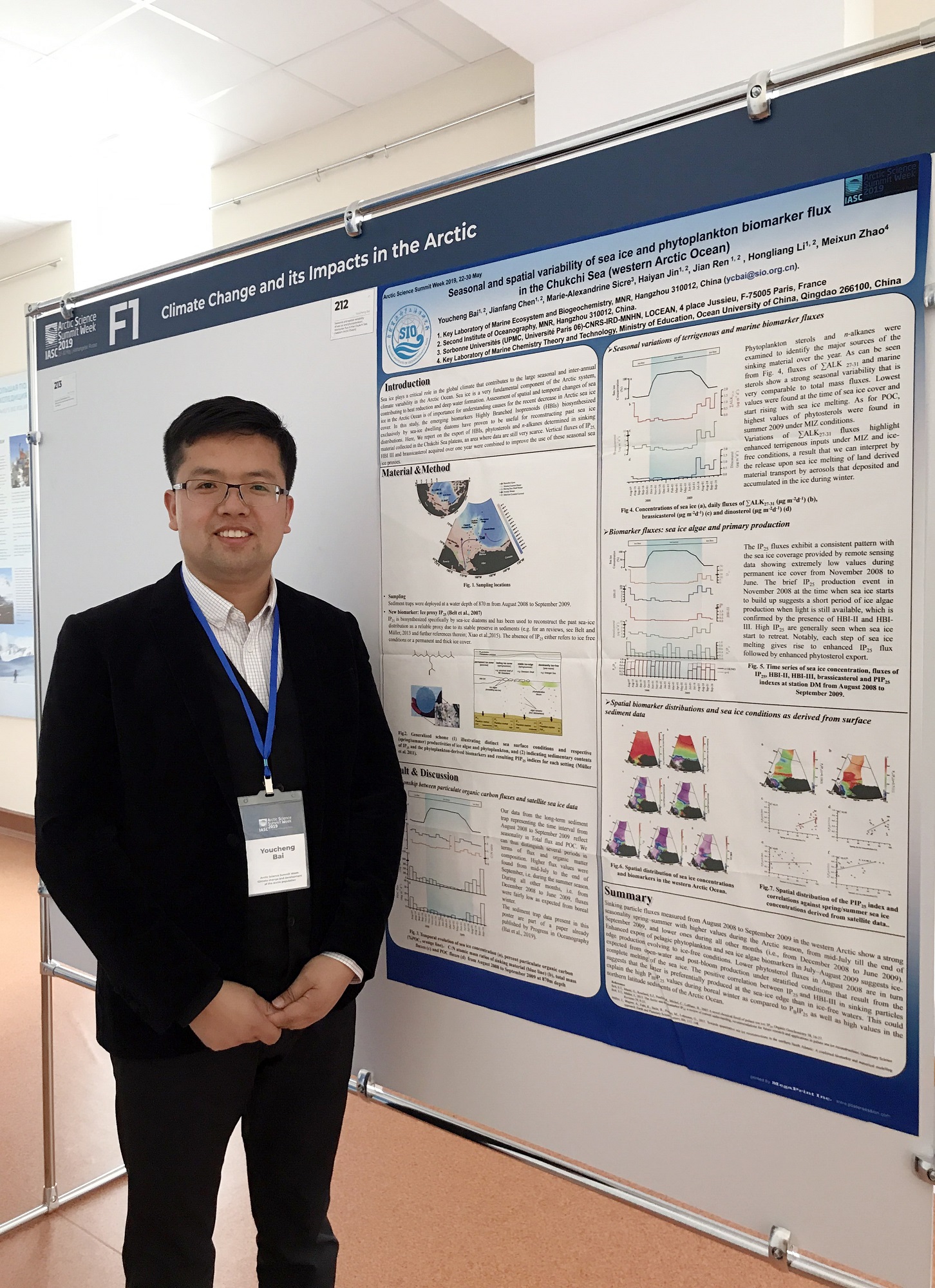 The scientist of SIO participated in the 2019 Arctic Science Summit Week