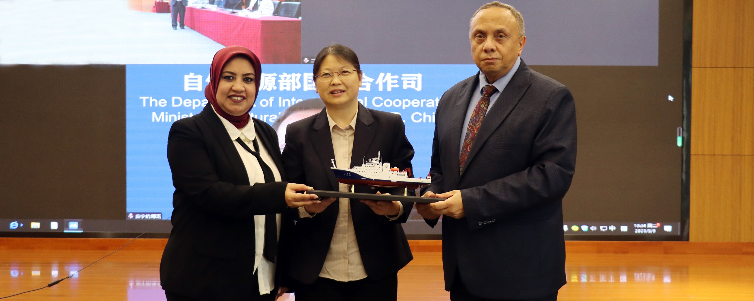 The delegation headed by the NIOF of Egypt visited the SIO