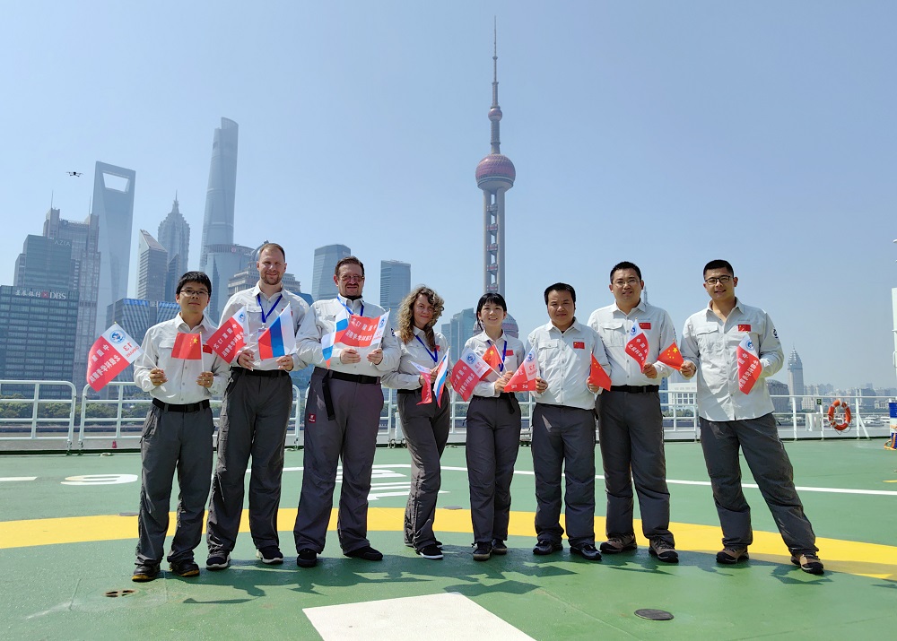 Five scientists fm the SIO set sail to participate in China’s 13th Arctic Scientific Expedition